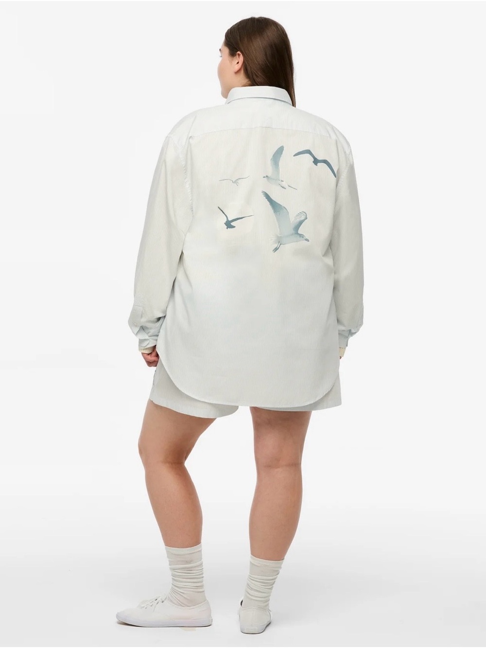 1989 (TAYLOR’S VERSION) SEAGULL BLUE STRIPE POPLIN SHIRT